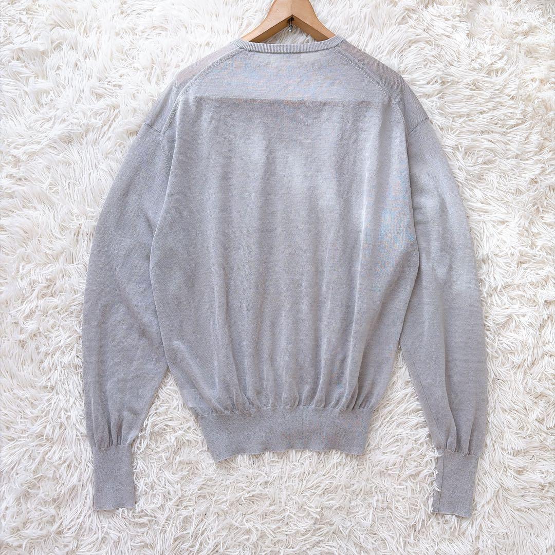 【美品】ヘリル　HERILL ラミーハイゲージニット　サイズ2 グレー