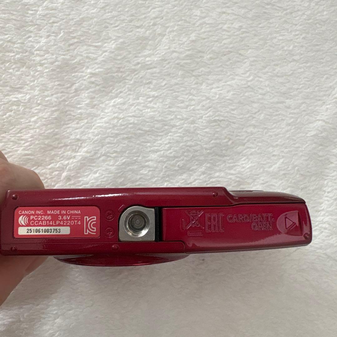 Canon IXY 190　レッド　赤　デジカメ　キャノン　エモい　平成