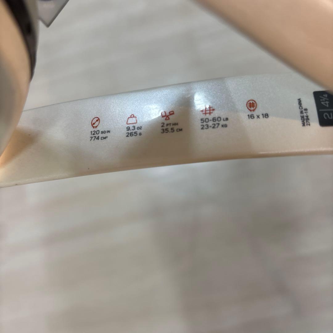 テニスラケット 120cm 265g 16x18