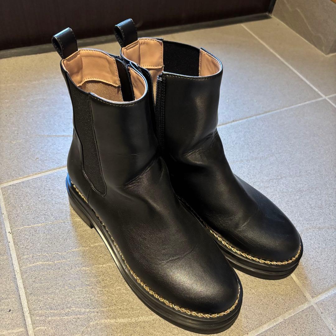 K*o様 herlipto Chelsea Chain Ankle Boots