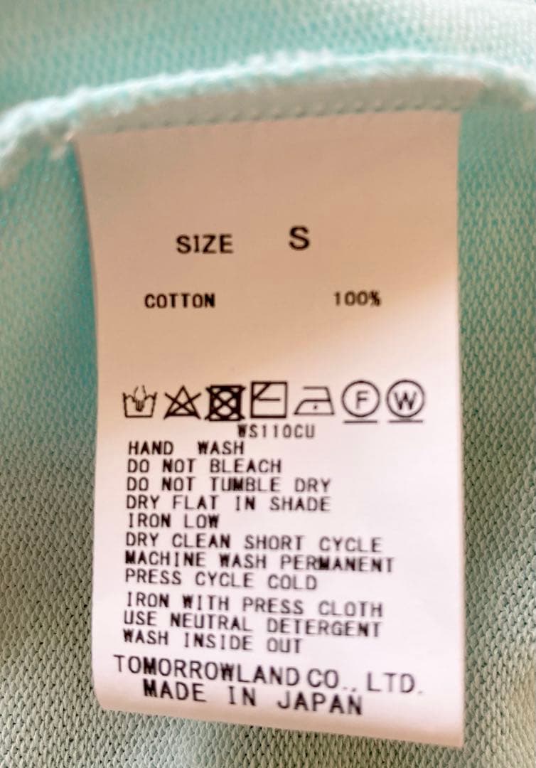 MACPHEE ドライコットン ハーフスリーブカーディガン