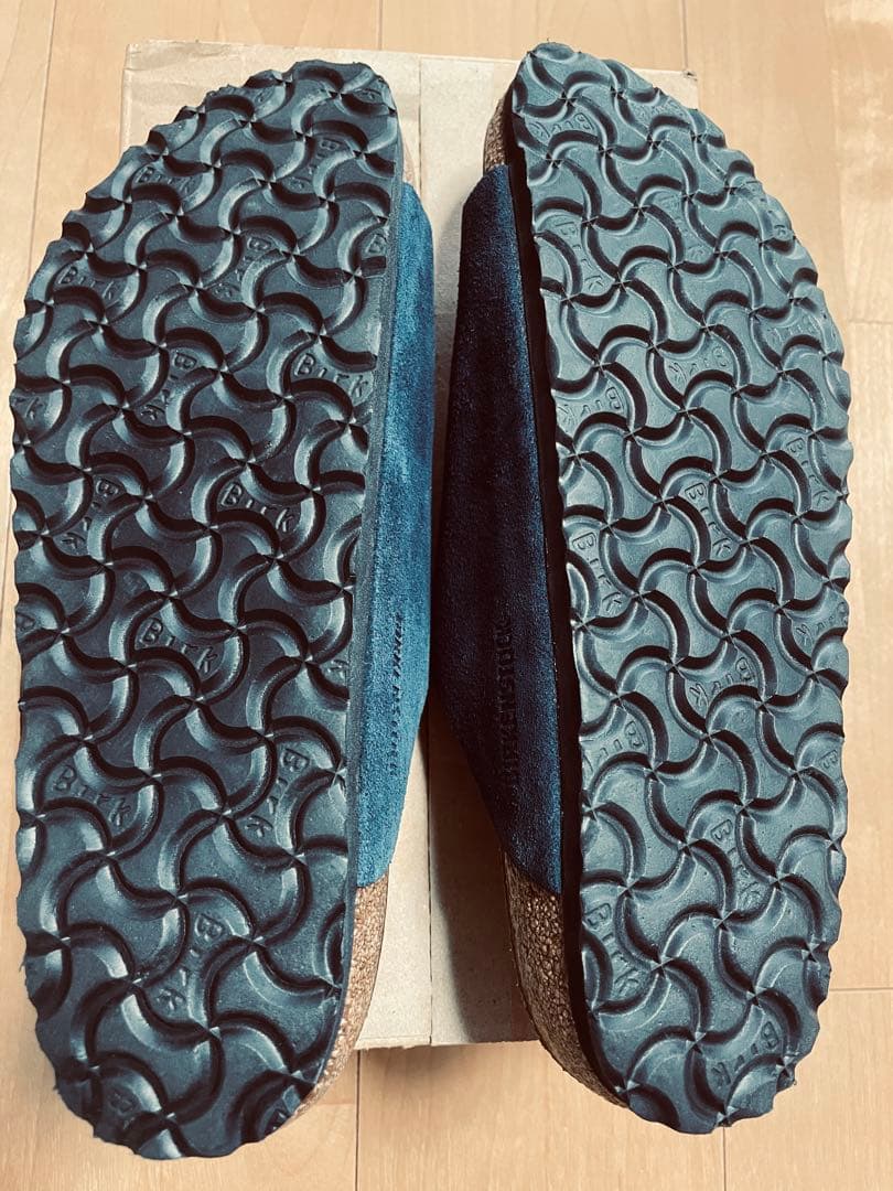 【かん様】Birkenstock 青 サンダル 41サイズ　ビルケンシュトック