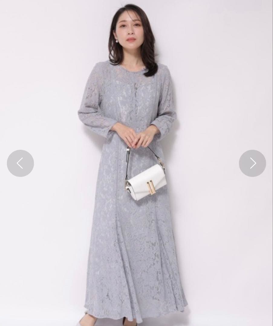 【美品】アプワイザーリッシェ＊パイピングレースワンピース