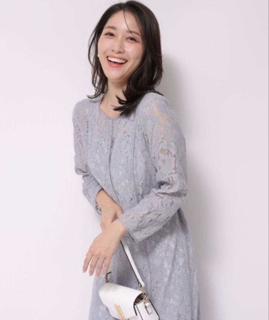 【美品】アプワイザーリッシェ＊パイピングレースワンピース