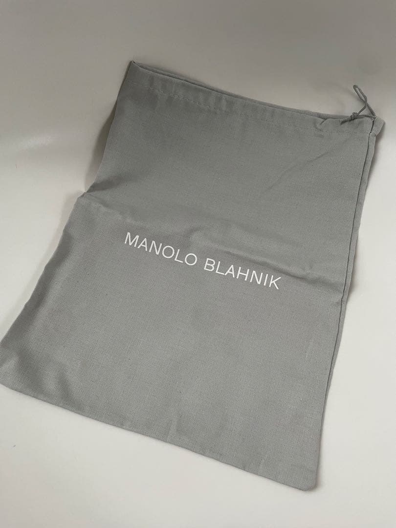 超美品　36.5 MANOLO BLAHNIK マノロブラニク　ドットミュール