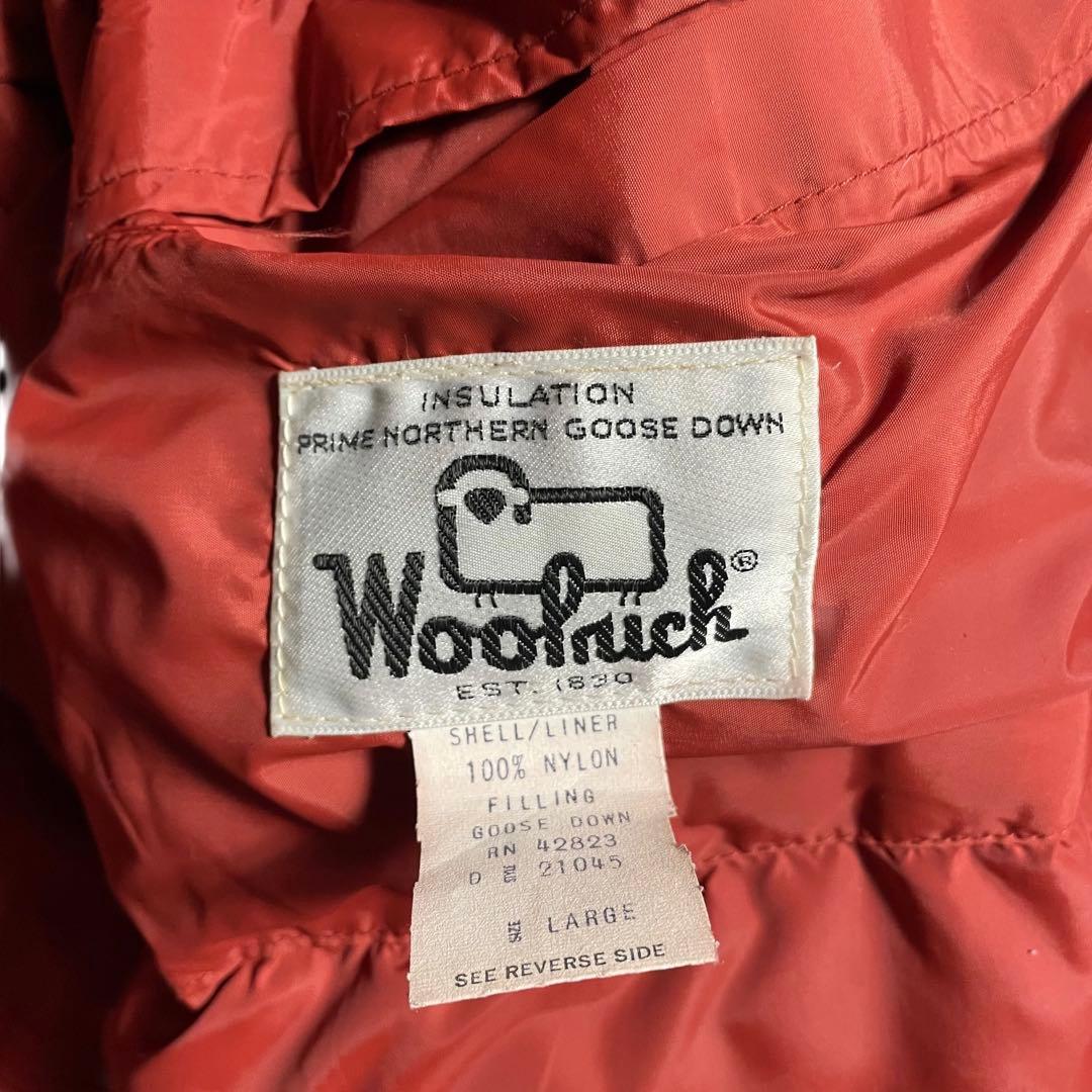 70s WOOLRICH グースダウン ダウンジャケット オレンジ ビンテージ