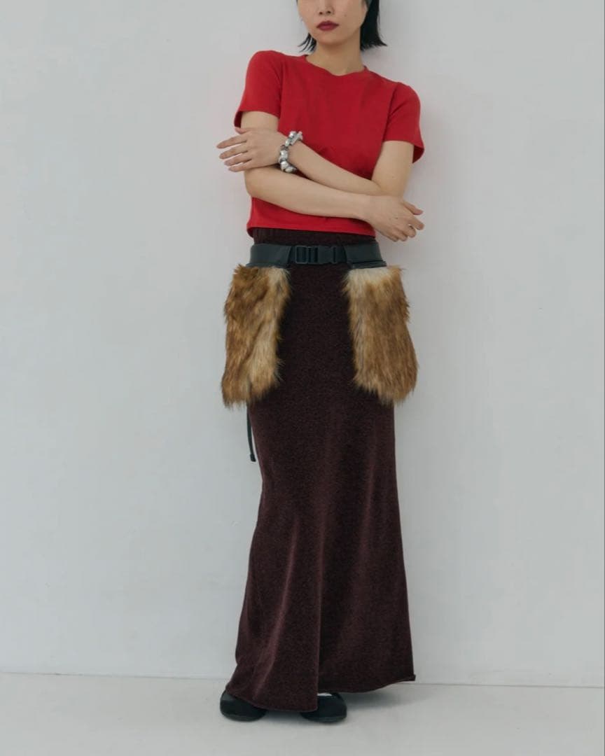 【Mediam】Double Craft Fur Bag