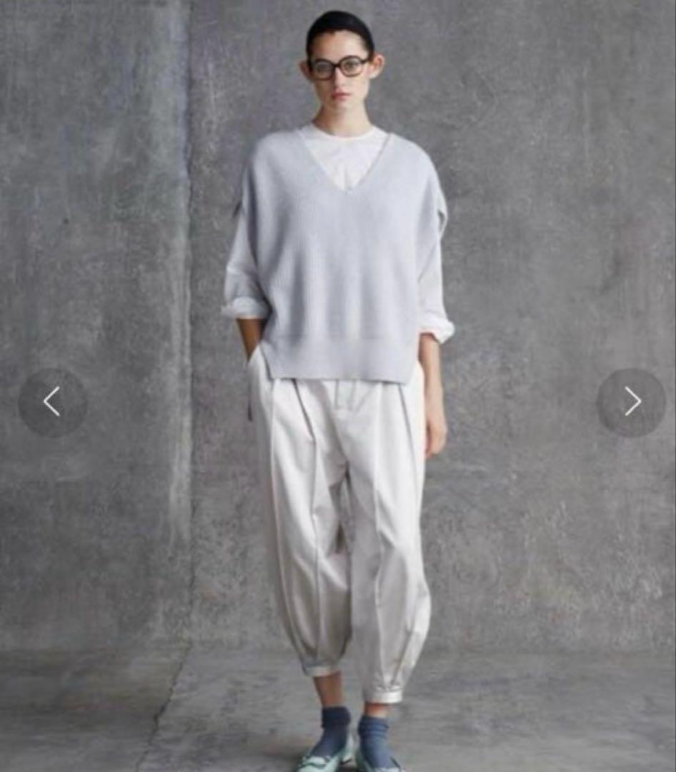 専用：drawerカシミヤコットン畔編みニットベスト