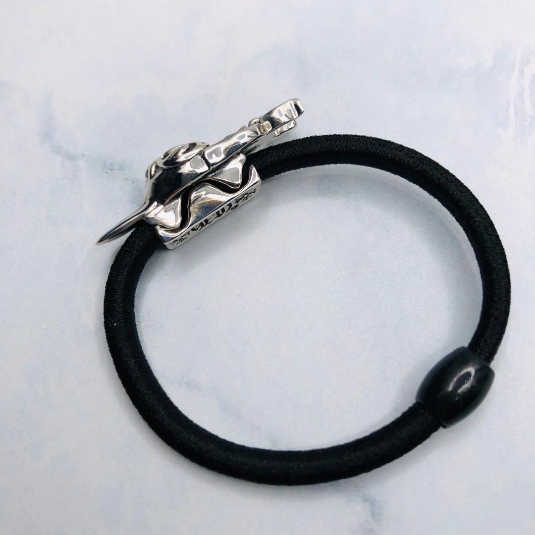 シルバー925 ヘアゴム　タガー　新品　人気　3-38