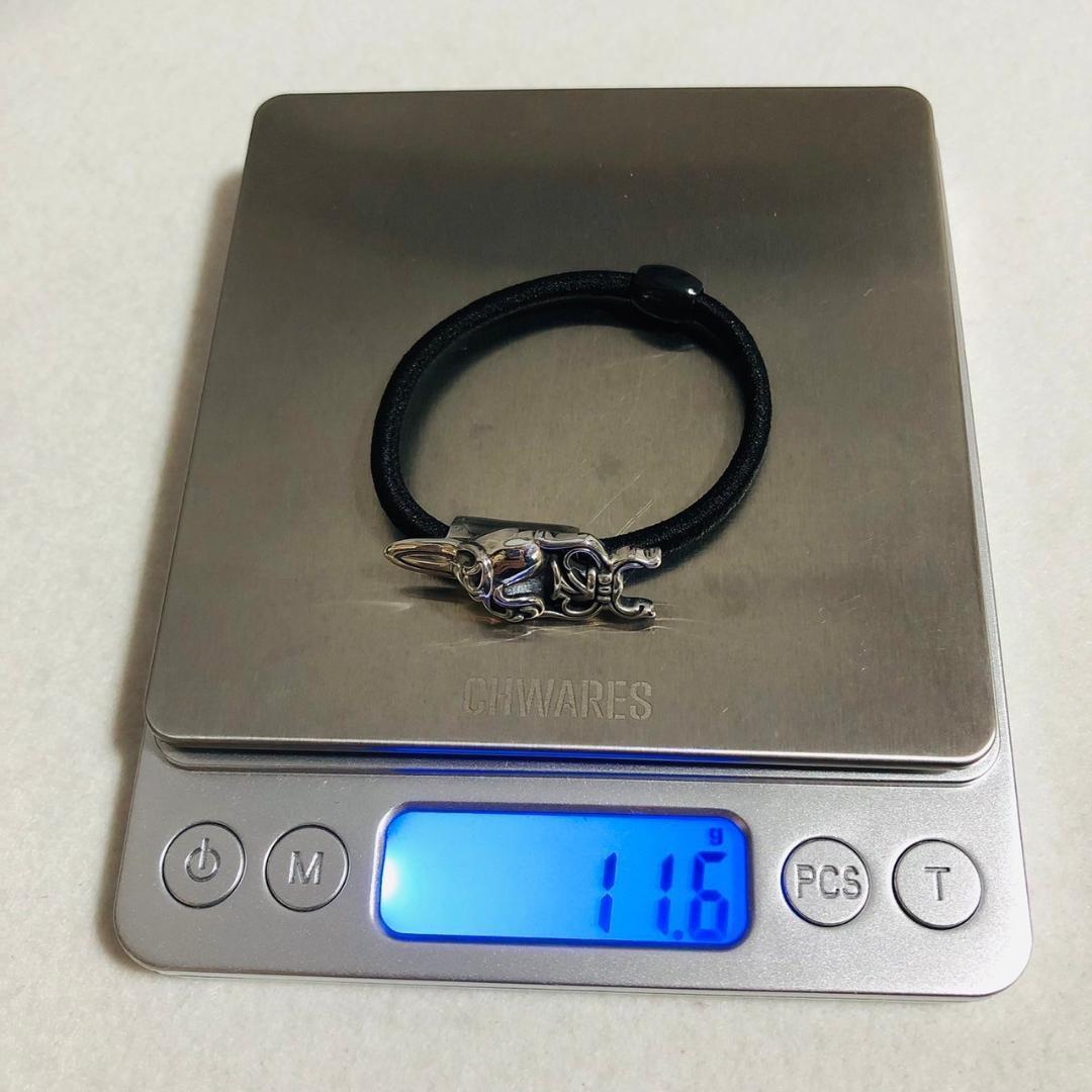 シルバー925 ヘアゴム　タガー　新品　人気　3-38