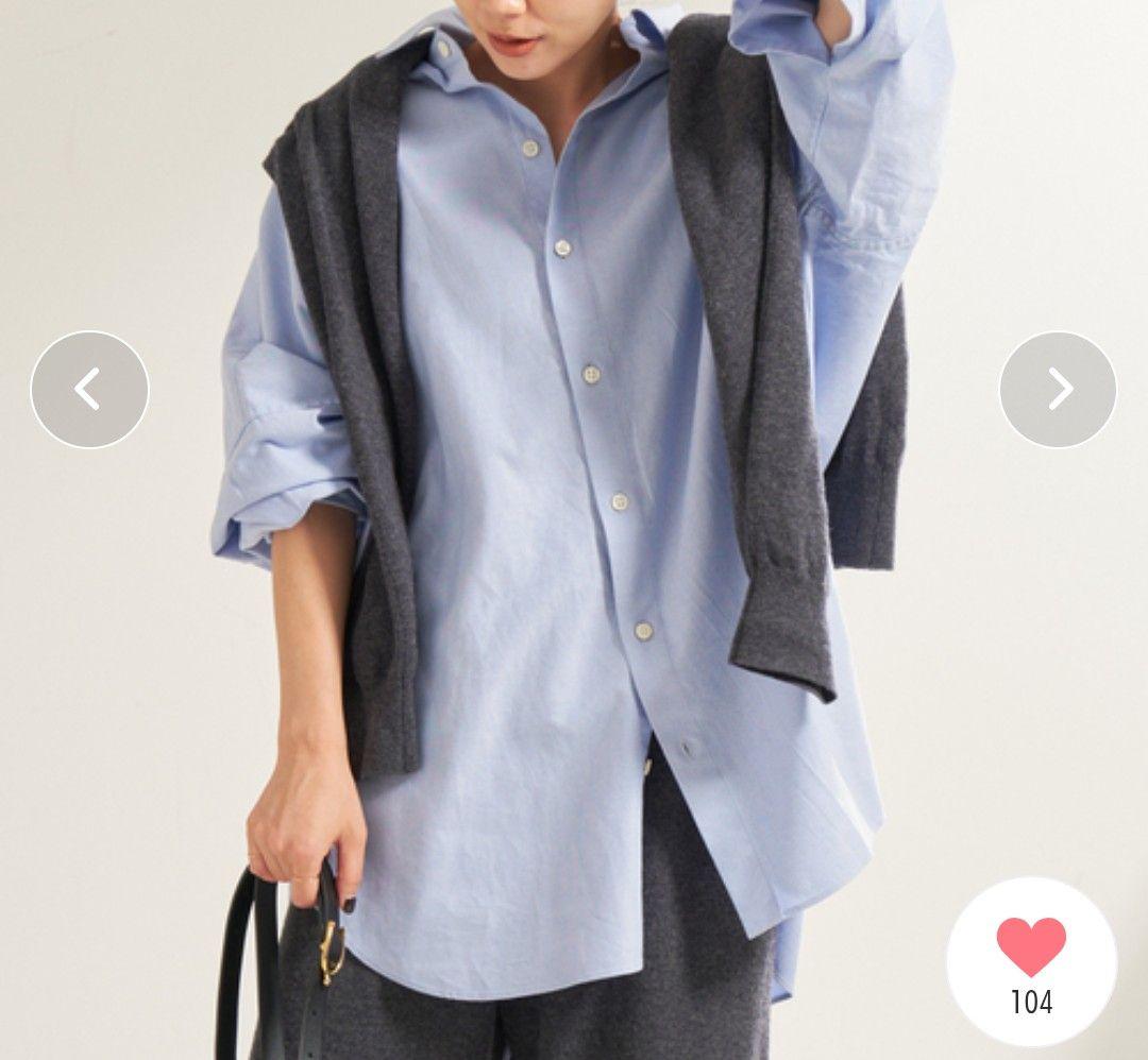 plage oxford long シャツ