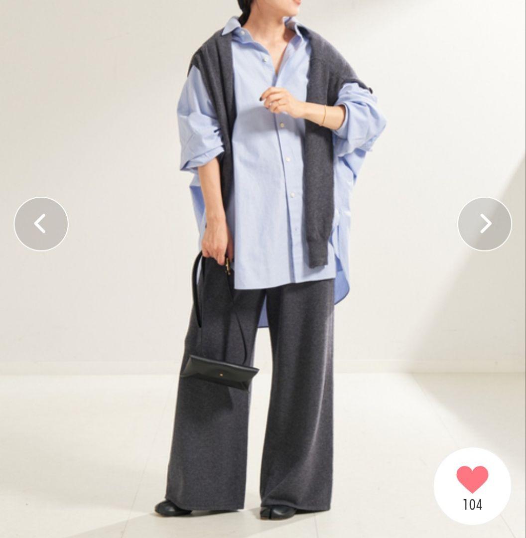 plage oxford long シャツ