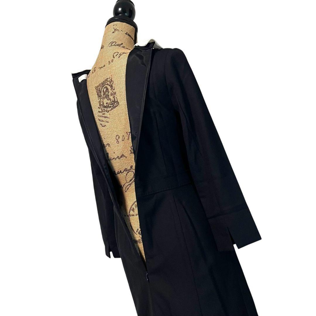 【2WAY】【38】CELFORD 白襟 Aライン ワンピース レディース