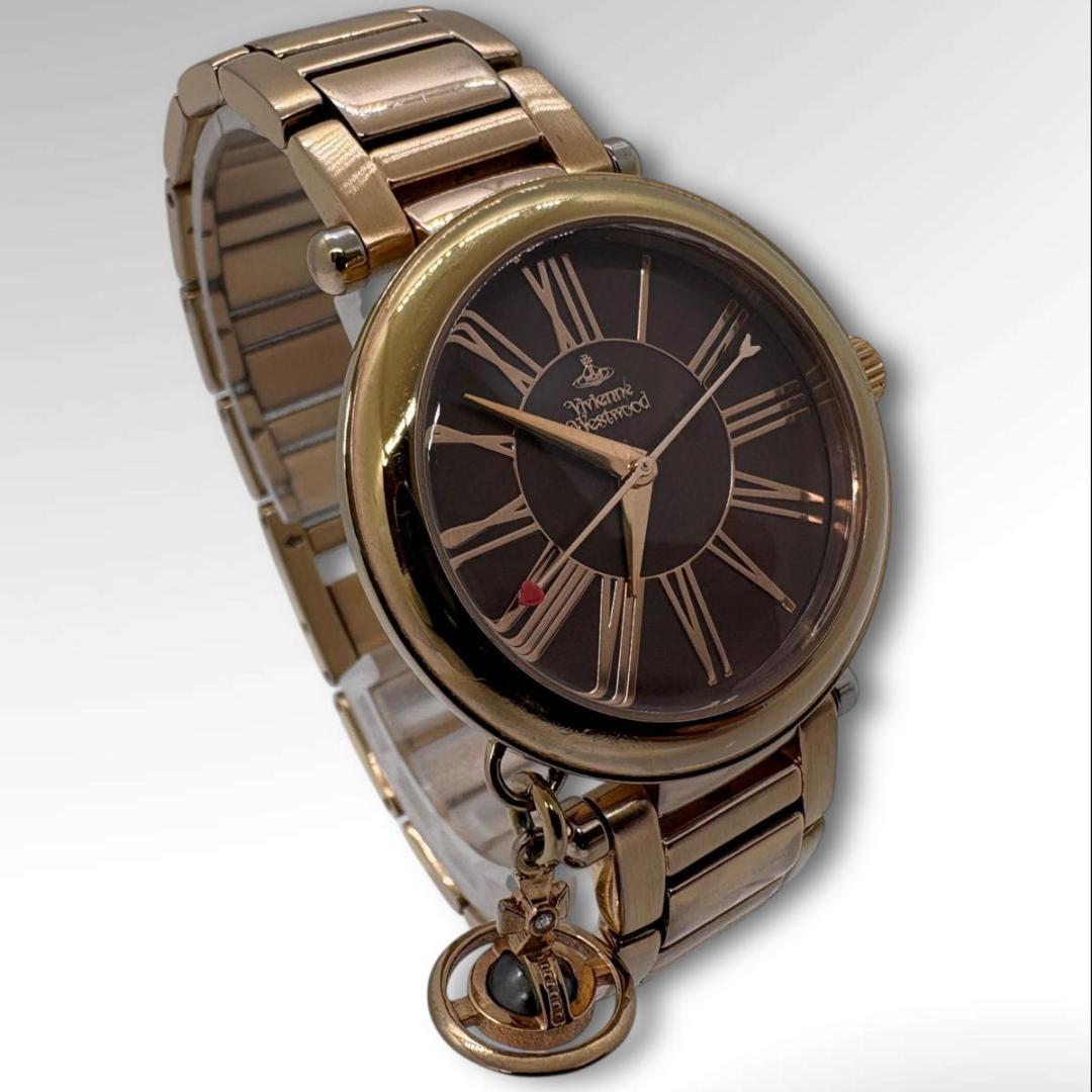 Vivienne Westwood ゴールド オーブ 腕時計 チャーム シェル