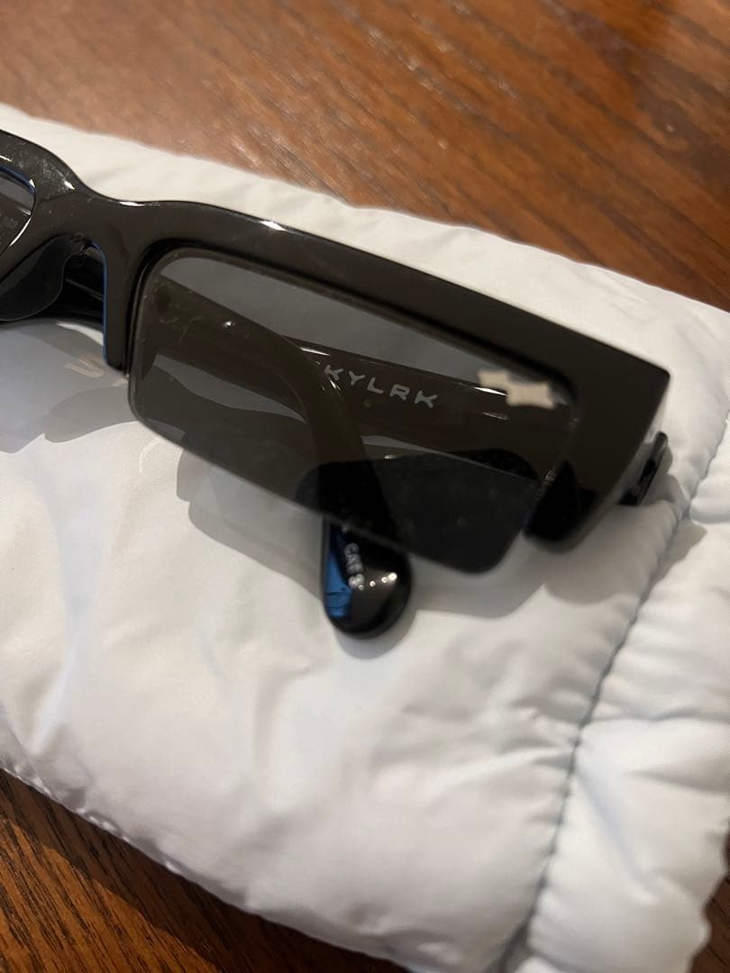 SKYLRK ブラックサングラス 専用ケース付き