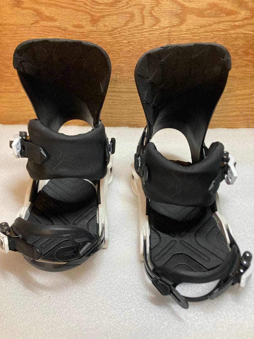 SALOMON DISTRICT スノーボード ビンディング ホワイト　S
