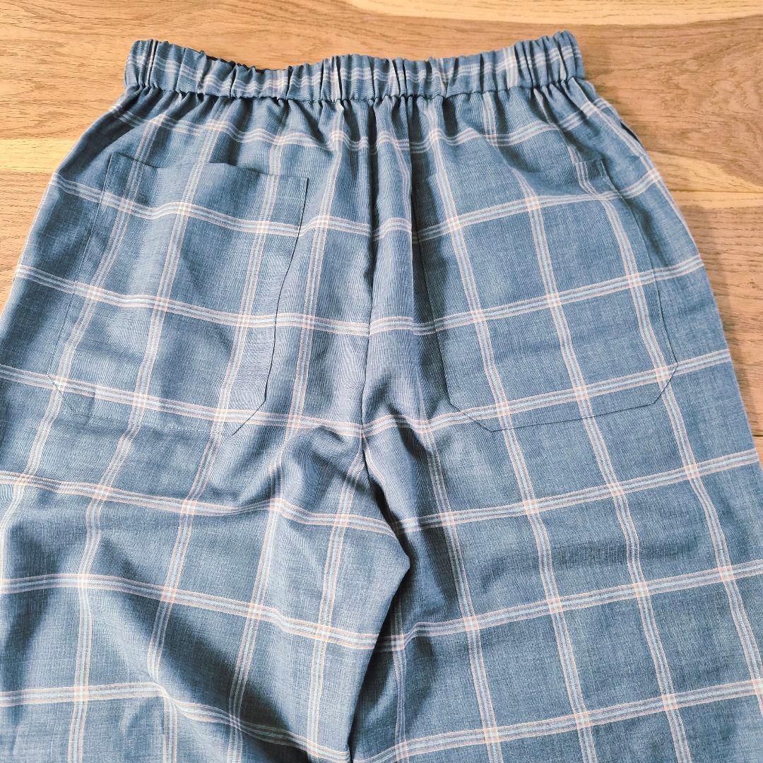 BLAMINK チェック イージー パンツ コート Drawer ブラミンク