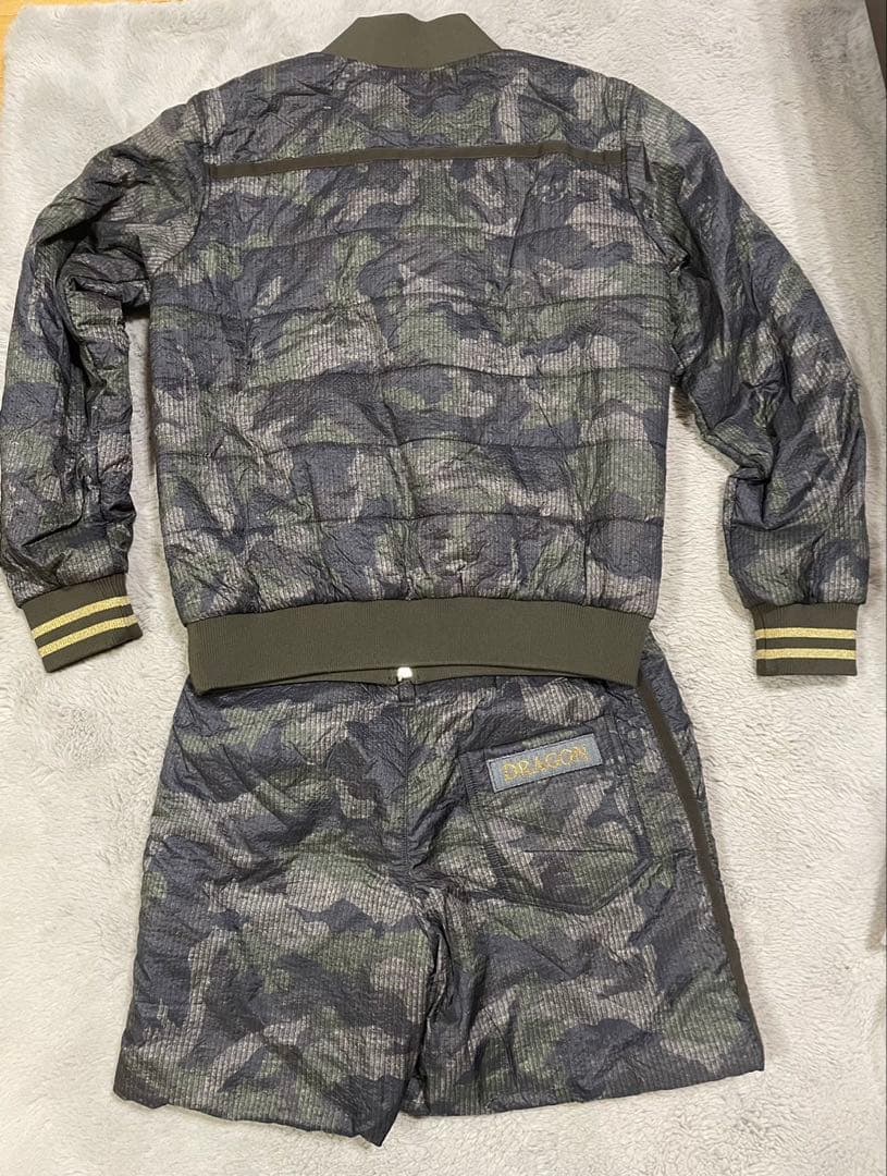 DANCE WITH DRAGON セットアップ サイズ2 迷彩柄　ゴルフウェア