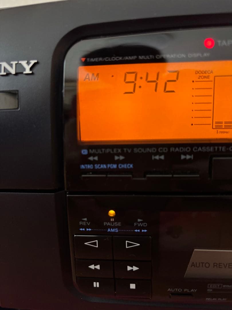 SONYドデカホーン　CDラジカセ　最高峰　CFD-900