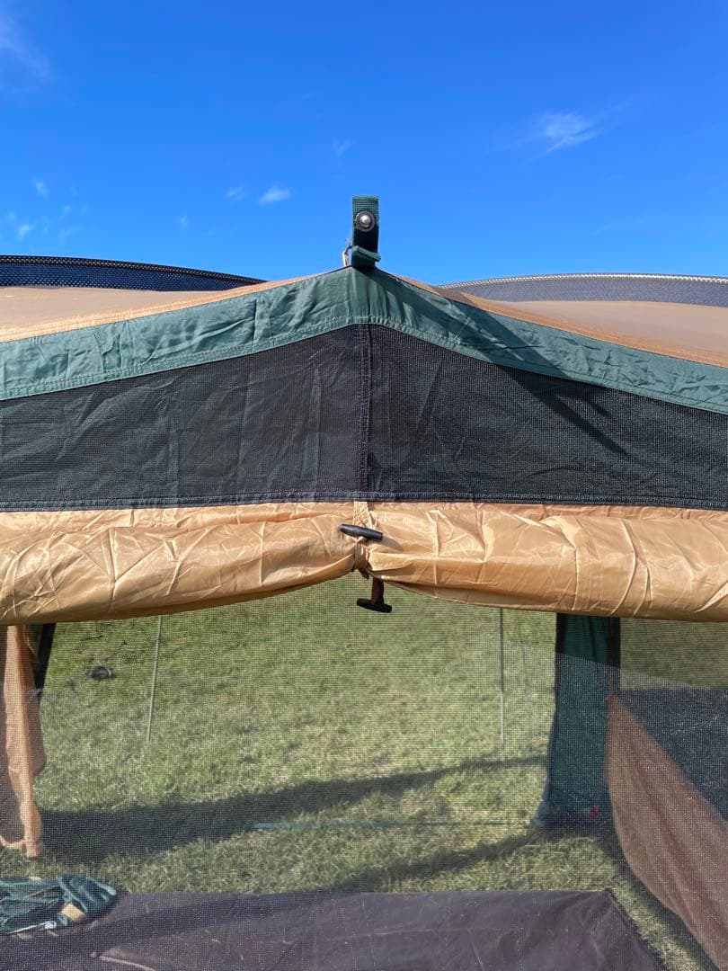 希少Coleman ワイドスクエアスクリーンタープ