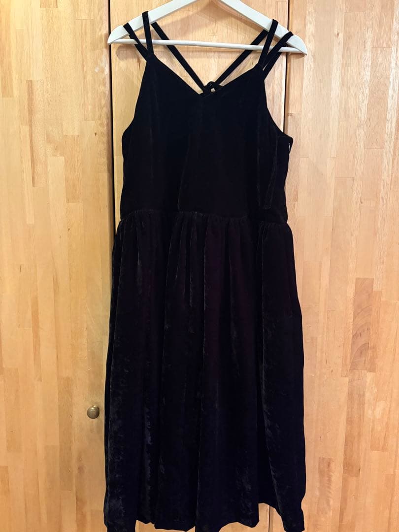 ワンピース foufou velvet cami dress