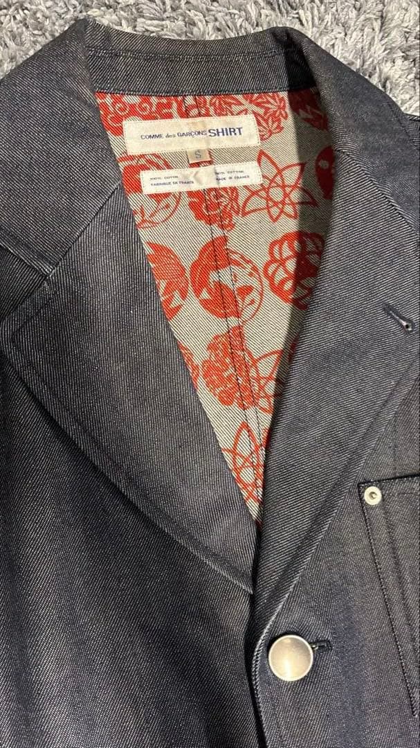 COMME des GARCONS SHIRT デニムテーラードジャケット