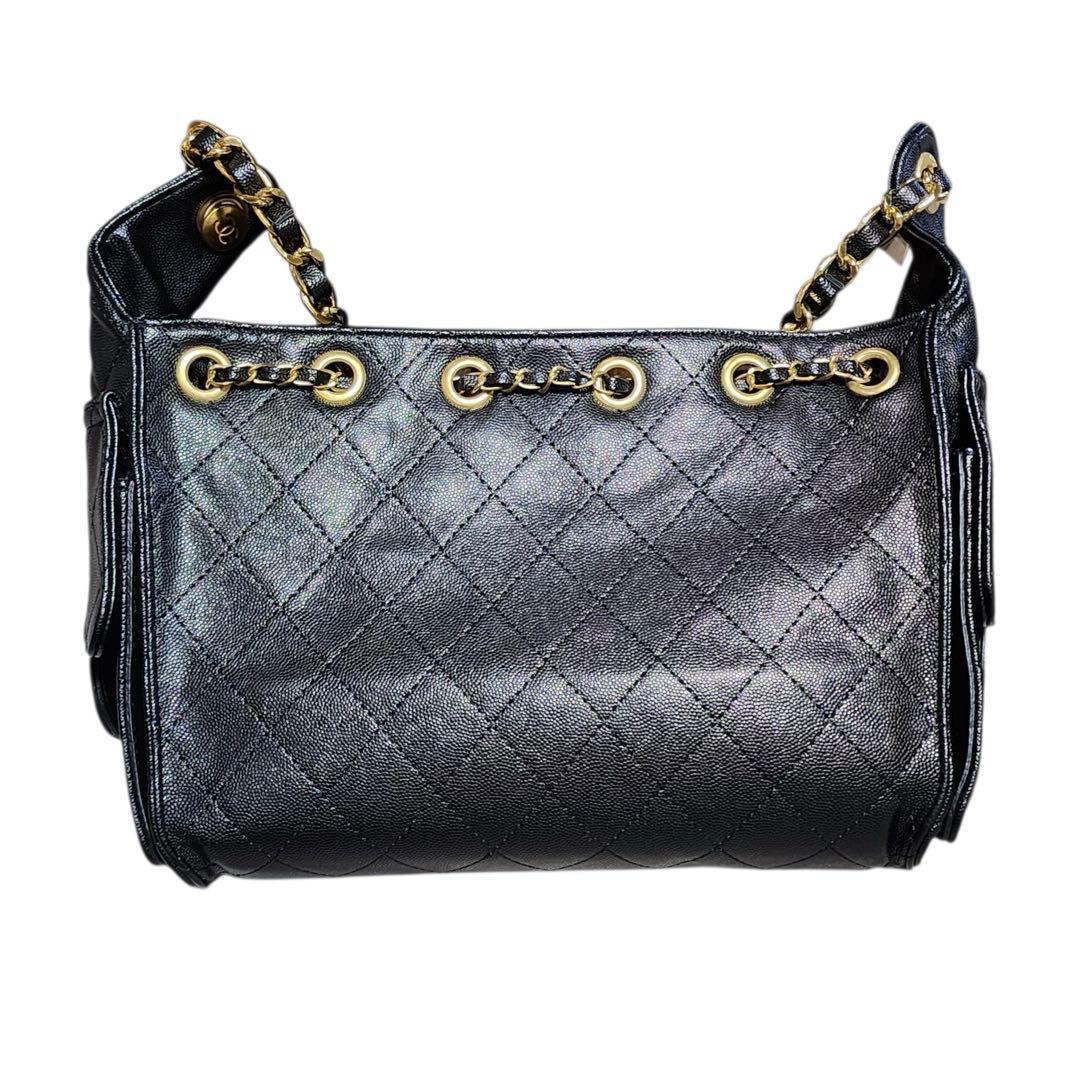 ノ*読様 CHANEL　トートバッグ　ショルダー　ゴールドチェーン　ノベルティ