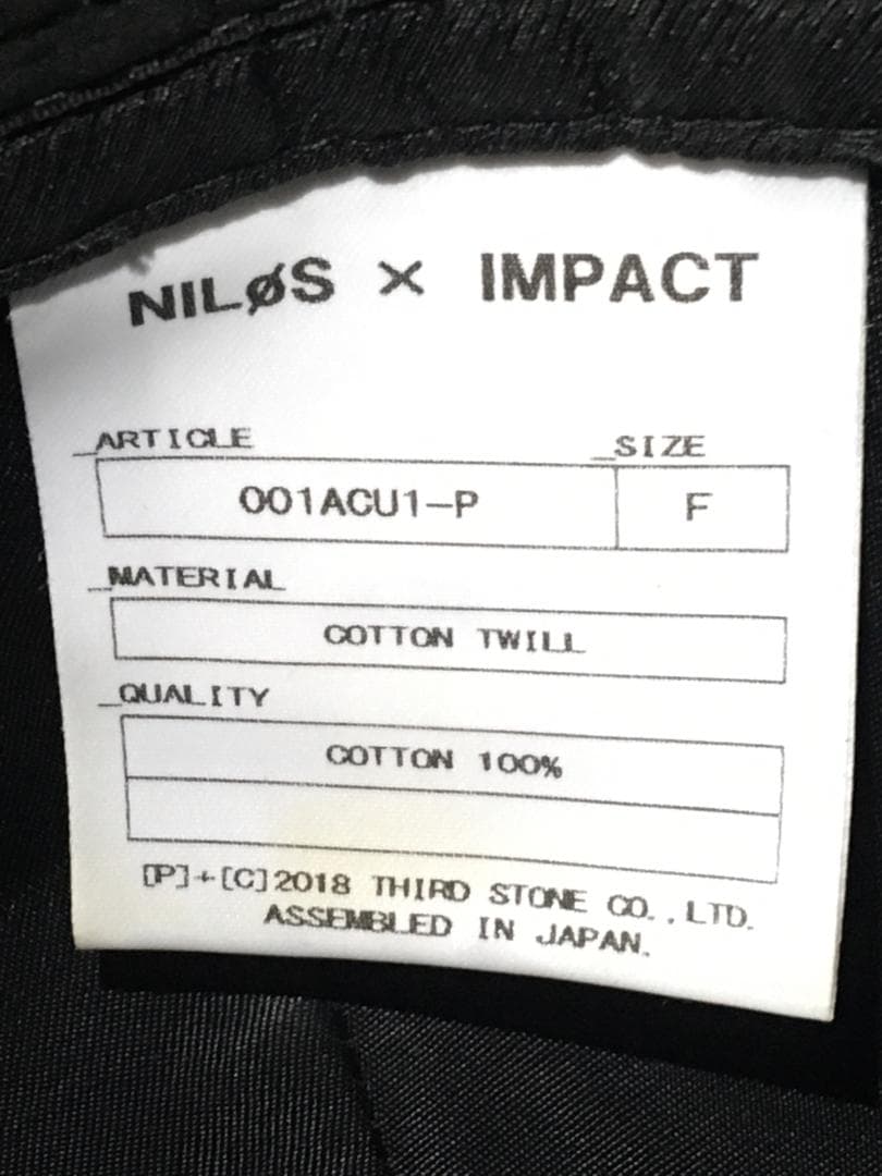 早い者勝ち！NILOS IMPACT別注 家紋キャップ COTTON TWILL