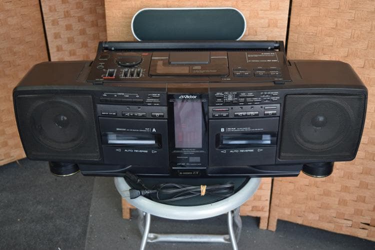 ビクター G-HORN/ラジカセ CDポータブルシステム RC-X90 ジャンク