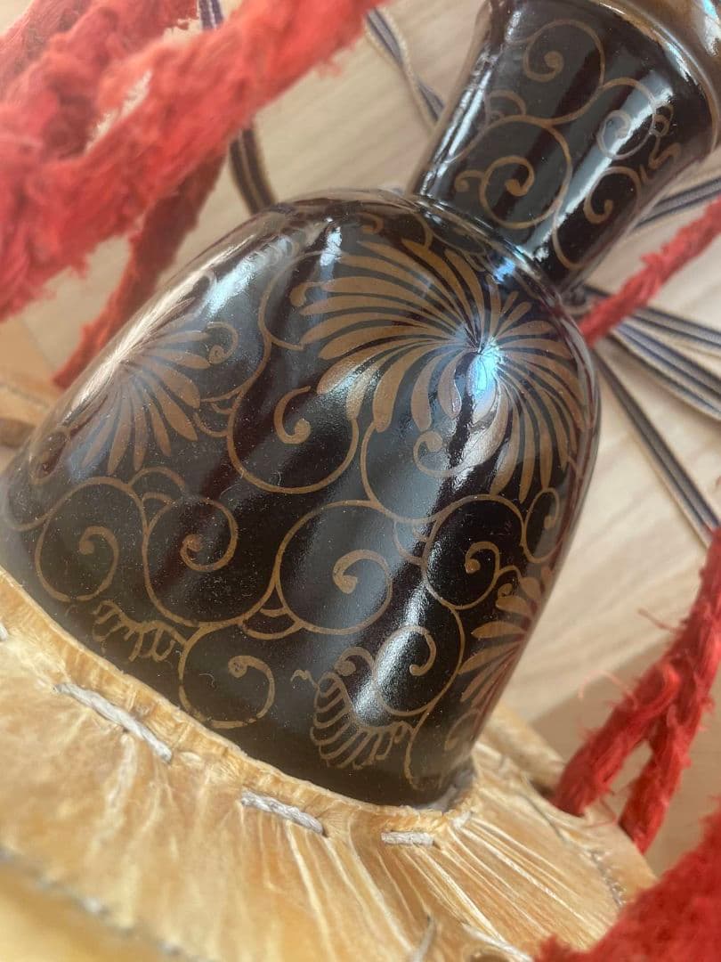 和楽器　大鼓 金剛模様付き(本漆、本麻使用)