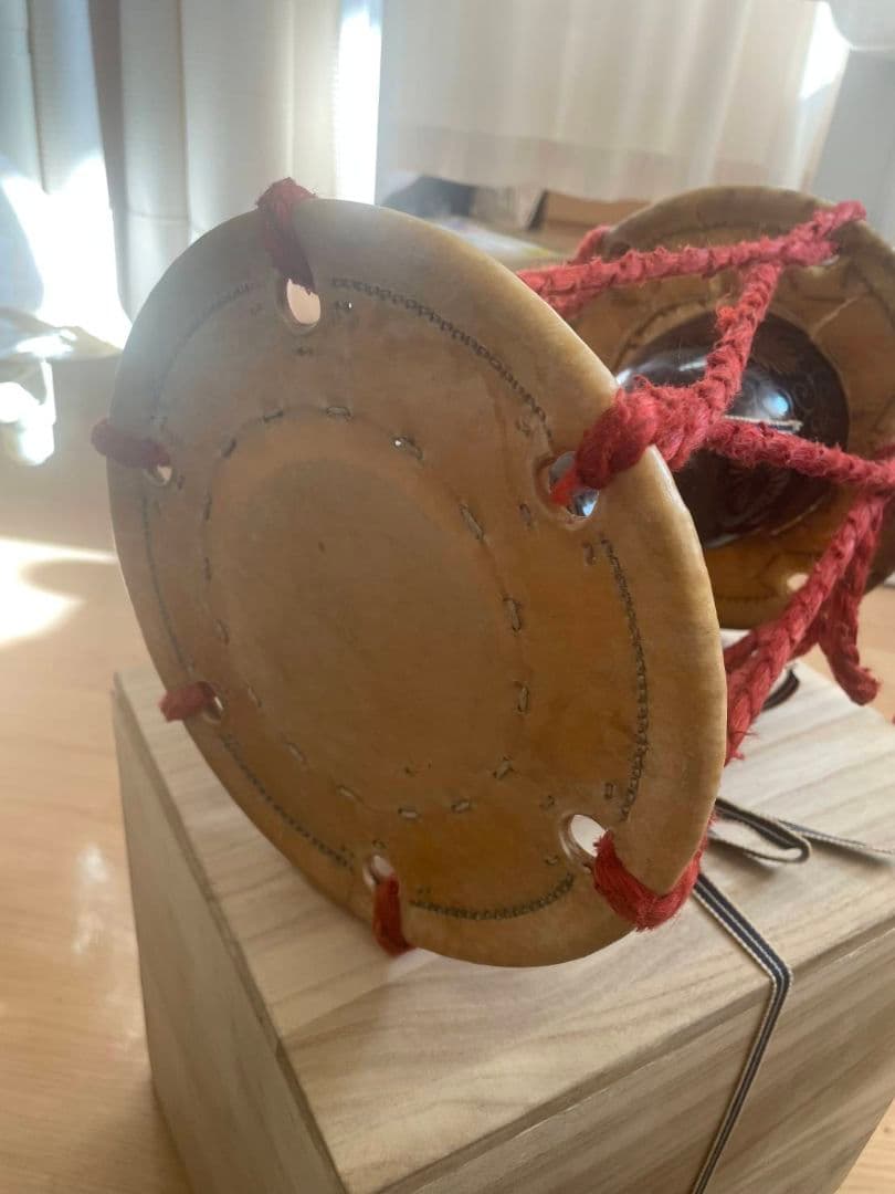 和楽器　大鼓 金剛模様付き(本漆、本麻使用)