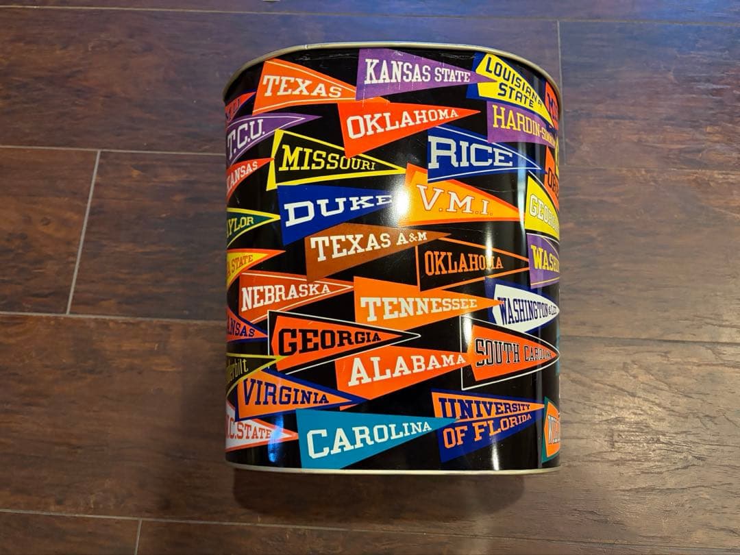 値下不可　希少　ビンテージ　カレッジ　ペナント　ダスト　ボックス　1960年代