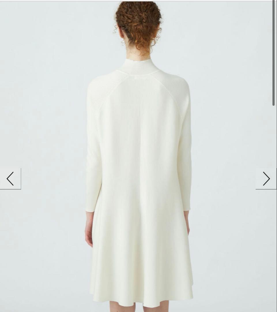 【新品タグ付き】Ballsey ボールジィ　バウンスムースフレアワンピース　紺