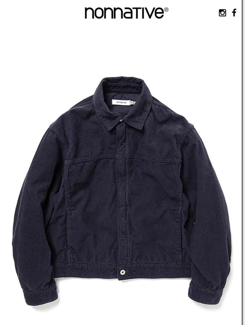 nonnative NNJ-J3907 トラッカージャケット ネイビー