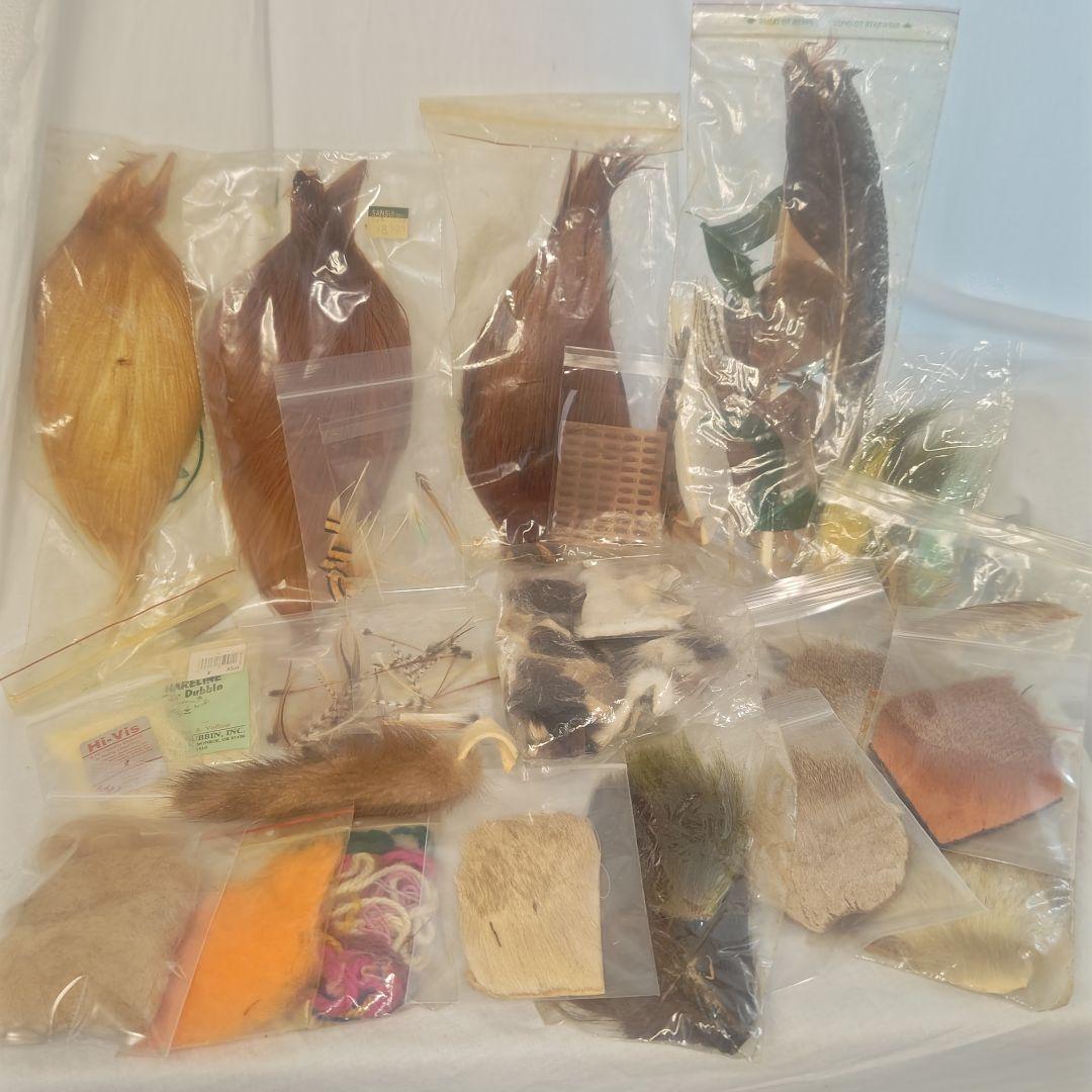 【素材多数】フライタイイングツール＆マテリアルセット