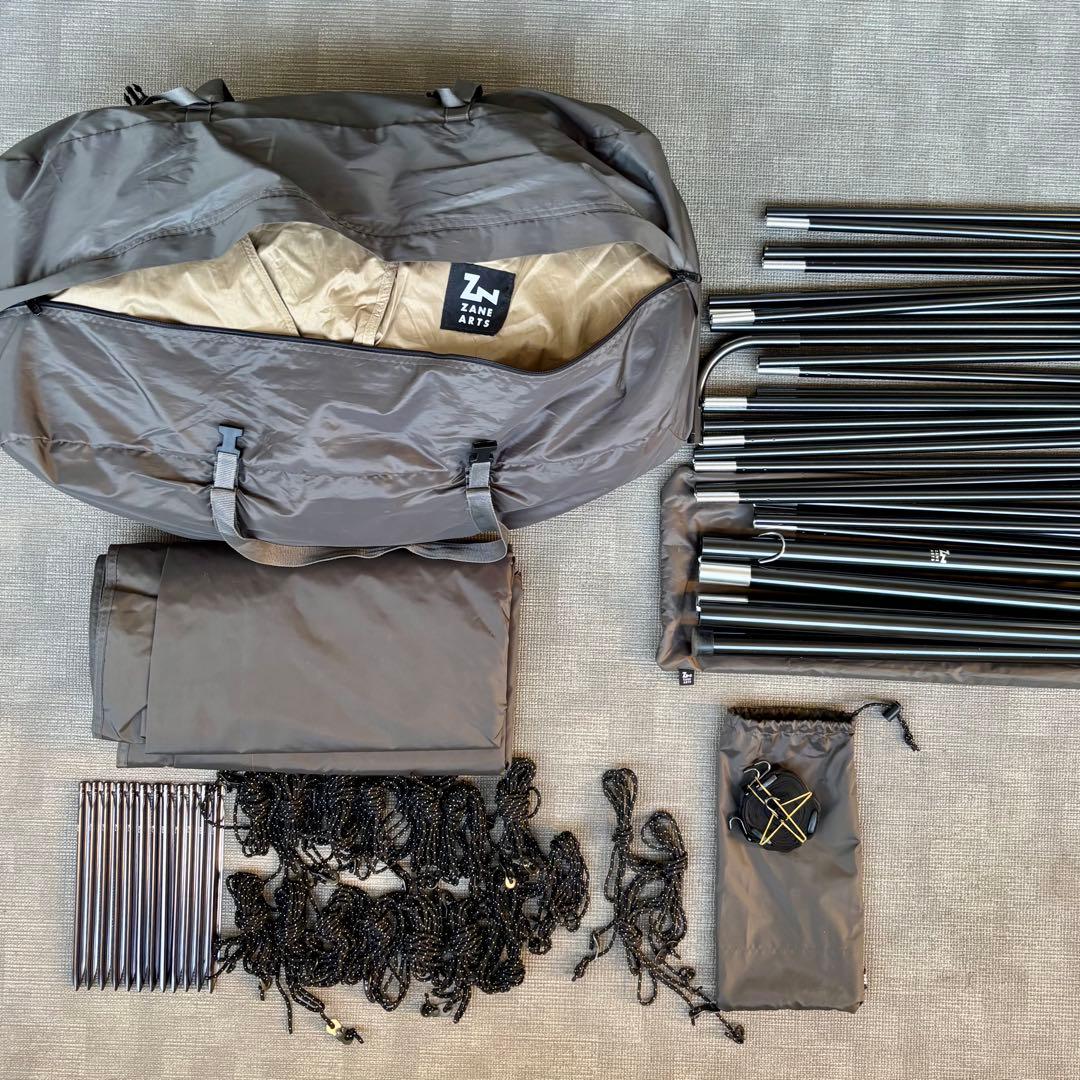 【希少】純正ペグ付き1stロット　ゼインアーツ　ゼクーL インナーテントセット