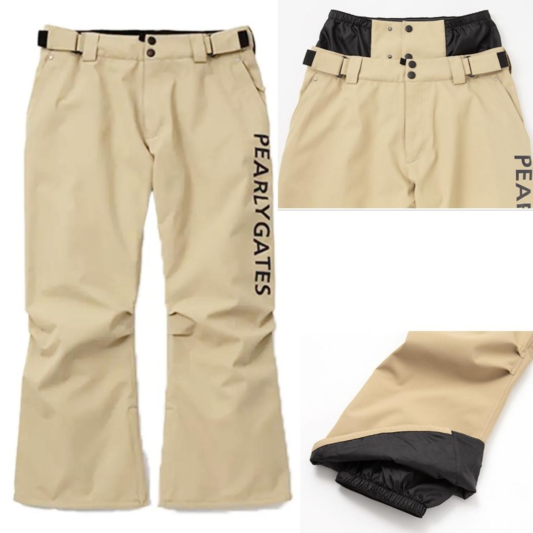 未使用 パーリーゲイツ 防汚・防水・風加工 ストレッチ スノーパンツ M（W80