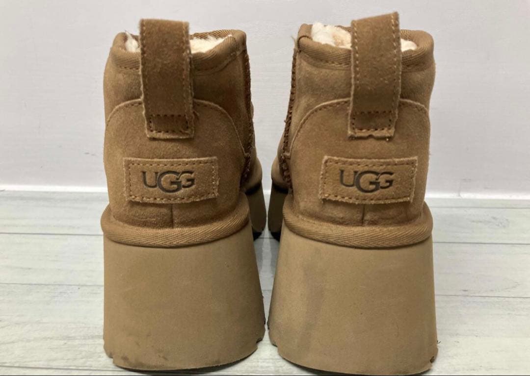 UGG クラシック ウルトラ ミニ 23cm チェスナット 厚底