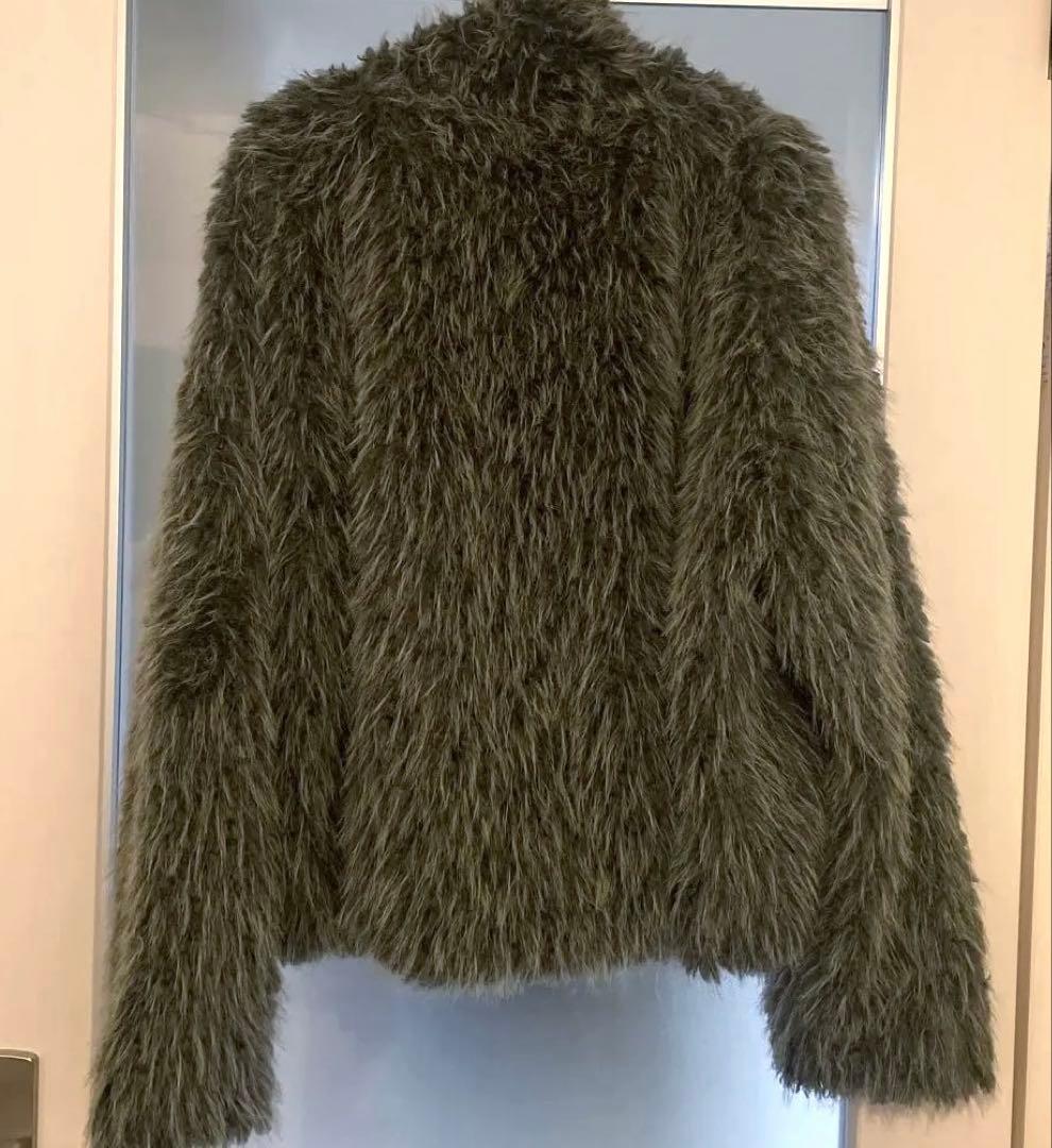 ジーナシス　MIXカラーファーブルゾン