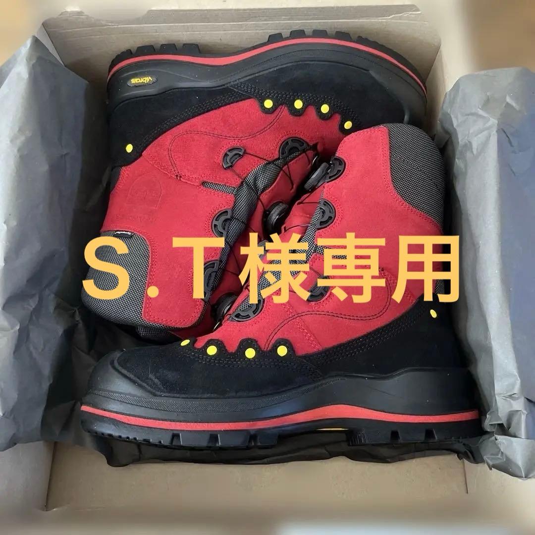 ファナーチェーンソーブーツ 赤黒 サイズ25.5〜26.0（EU41）