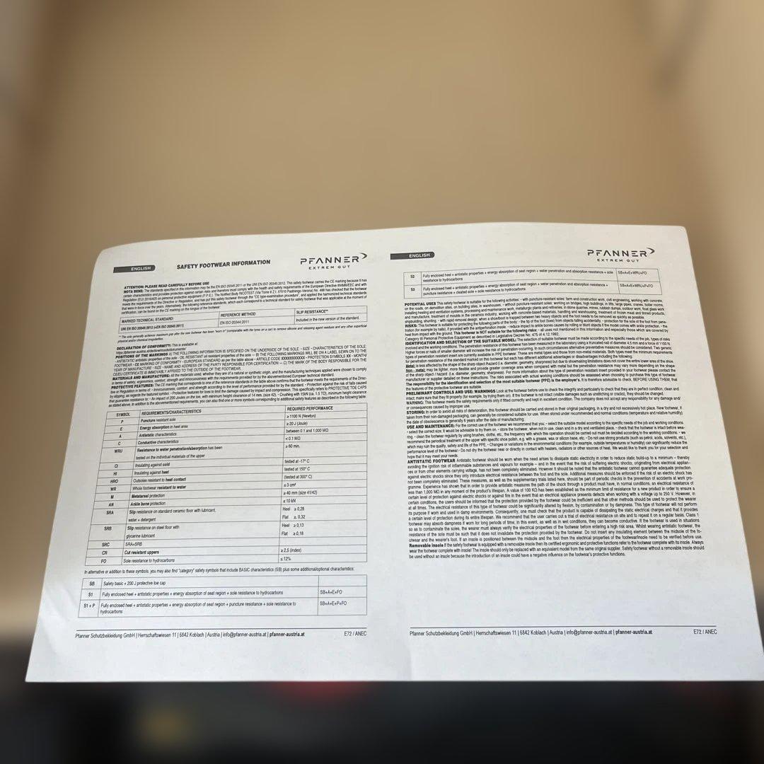 ファナーチェーンソーブーツ 赤黒 サイズ25.5〜26.0（EU41）