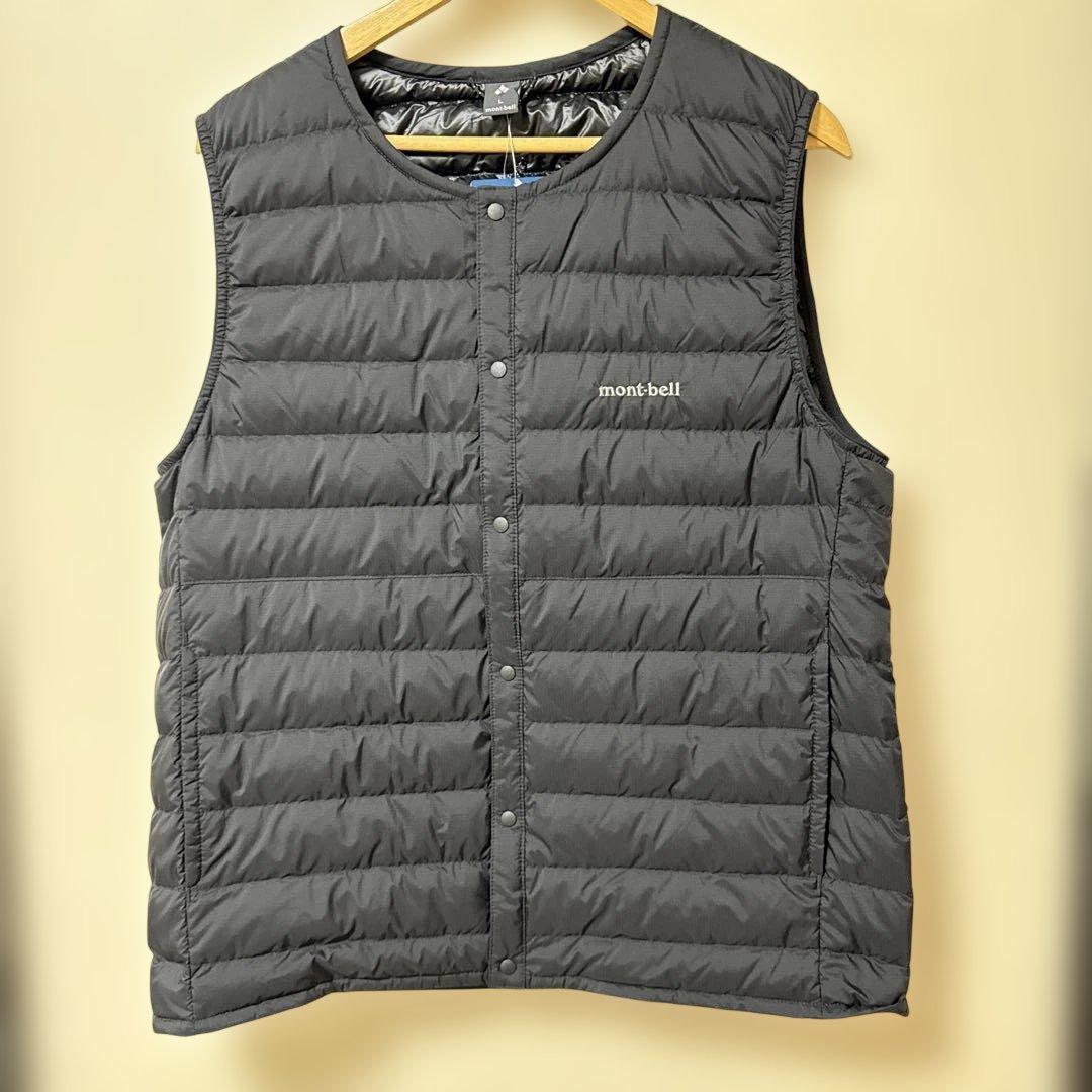 mont-bell ブラック ダウンベスト L