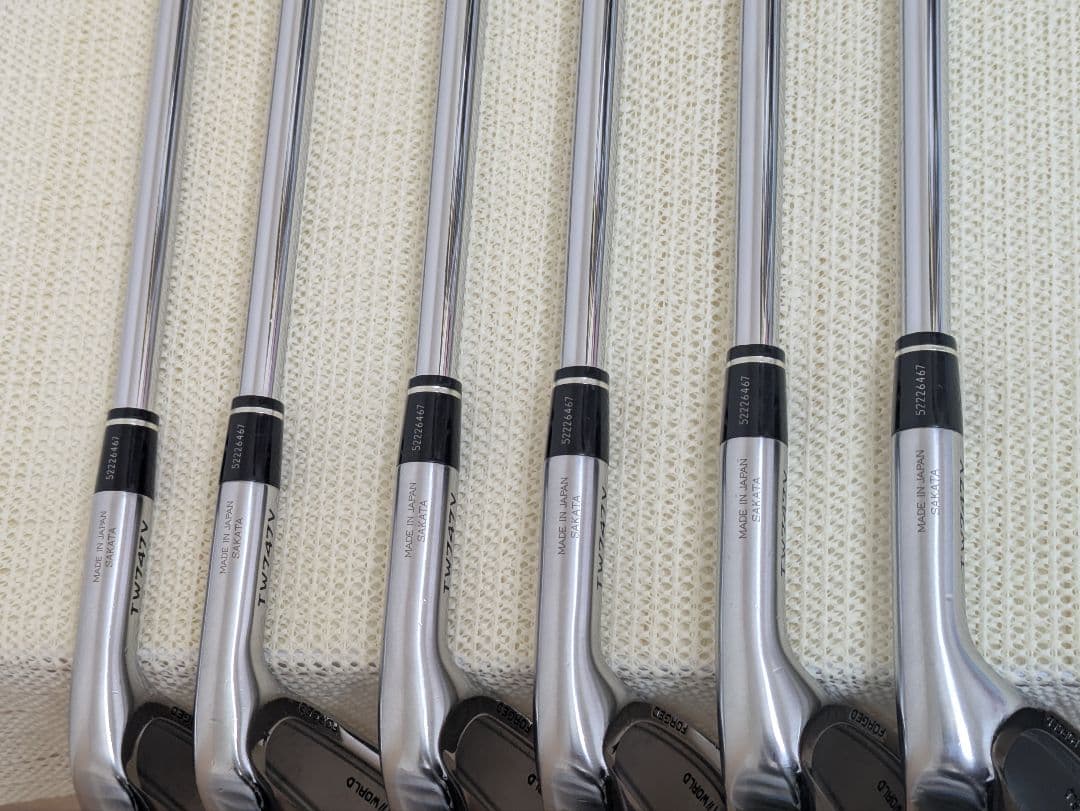 中級・上級者必見 HONMA　TW747X アイアンセット 5-10番