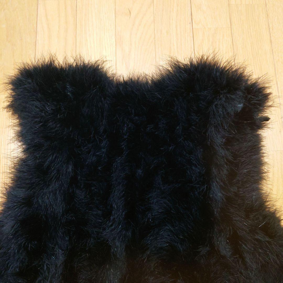 レア！美品！ TWIN SET オーストリッチ フェザー ベスト ツインセット