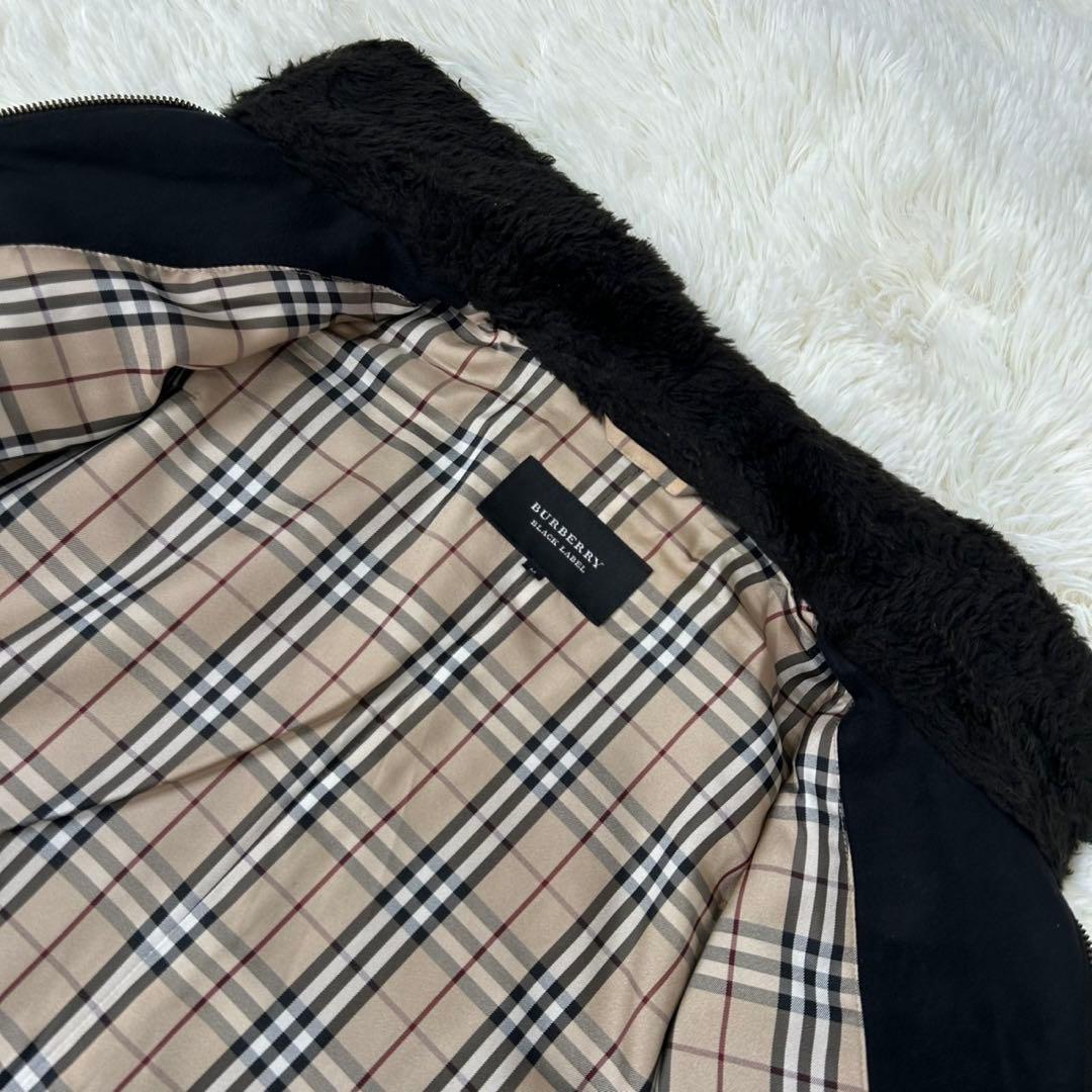 【美品/M】バーバリーブラックレーベル ミリタリージャケット メガノバチェック