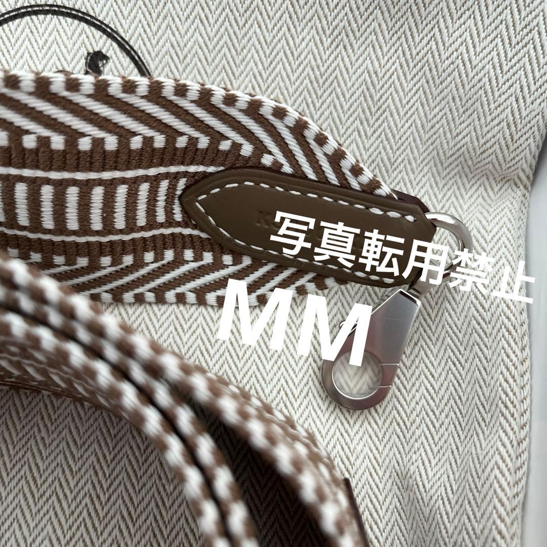 カッピー！Hermes バンドリエール サングル 50 エトゥープ　新品