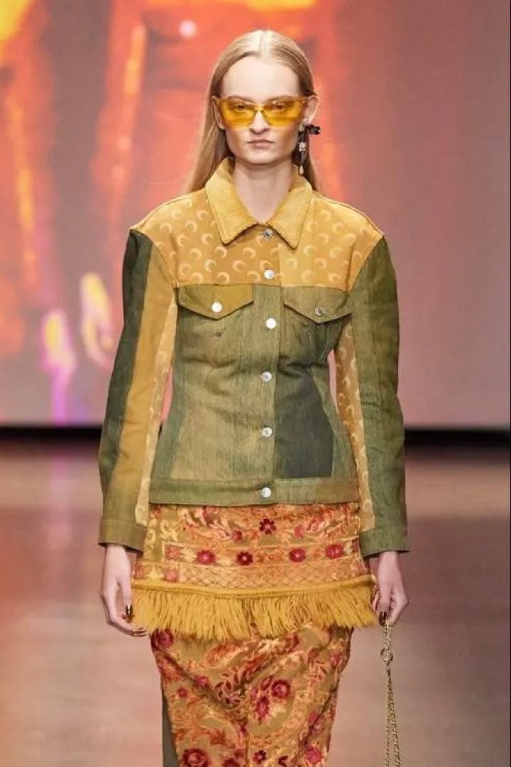 ジャケット・アウター Marine Serre 20FW moonlaser denim jacket