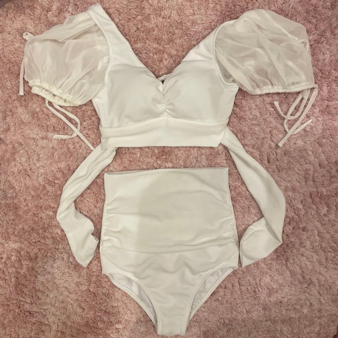 San-ai Resort×PEACH JOHNコラボ　ナイスバディ水着　白9M