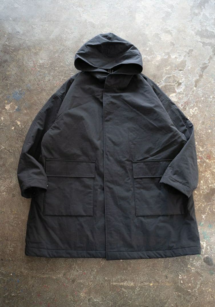 Still by hand フードコート 黒 46 24AW 美品