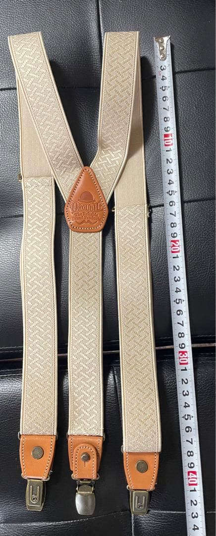 Orgueil サスペンダー未使用オルゲイユ⭐︎アイボリーベージュ⭐︎２way